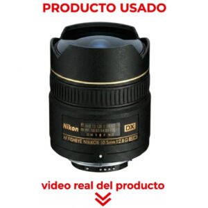 LENTE NIKON AF FISHEYE 10.5MM f2.8 G ED DX USADO