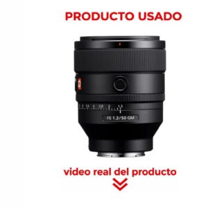 LENTE SONY FE 50mm f1.2 GM USADO