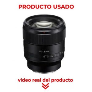 LENTE SONY FE 85MM F1.8 USADO