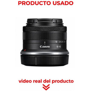 LENTE CANON RF 18-45MM F4.5-6.3 USADO