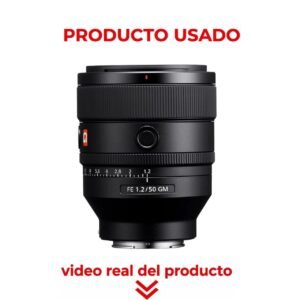 LENTE SONY FE 50mm f1.2 GM USADO