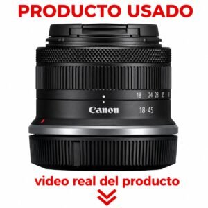 LENTE CANON RF 18-45MM F4.5-6.3 USADO