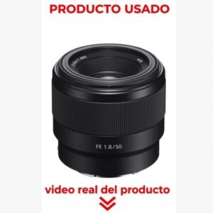 LENTE SONY 50MM FE 1.8 USADO