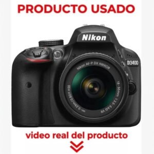 NIKON D3400 CON 18-55MM USADA