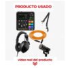 COMBO RODE USADO (RODECASTER DUO + PSA1+, PODMIC,CABLE PROEL NARANJA, NTH-100) USADOS
